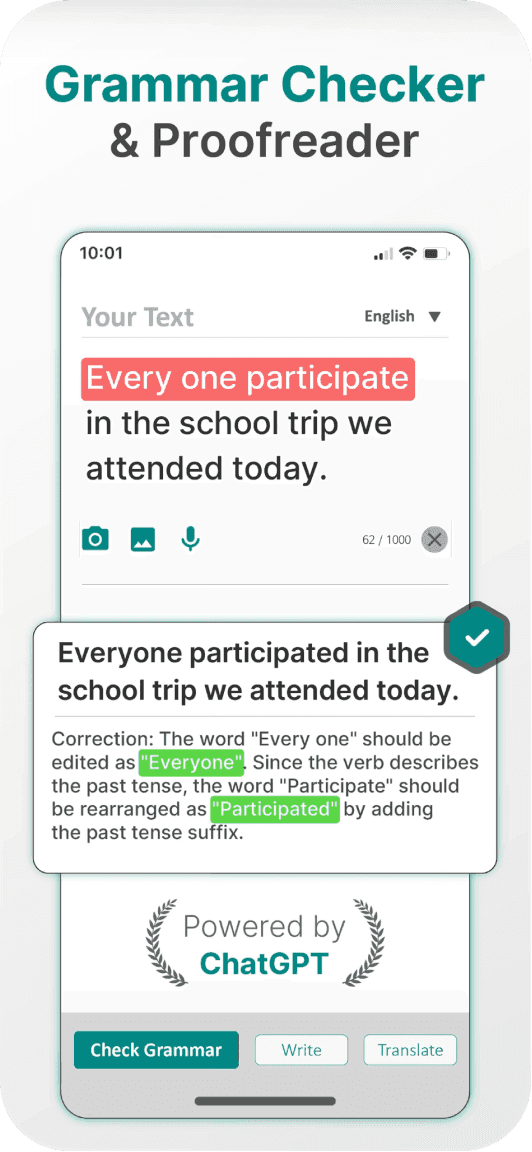 AI Grammar Check screenshot 1