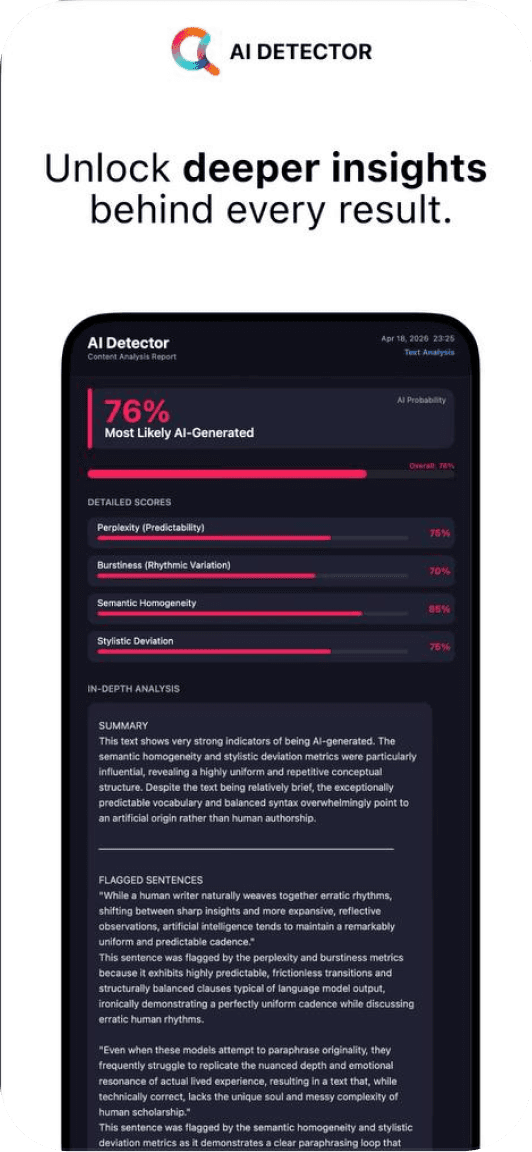 GPTZero: AI Detector Humanizer screenshot 3