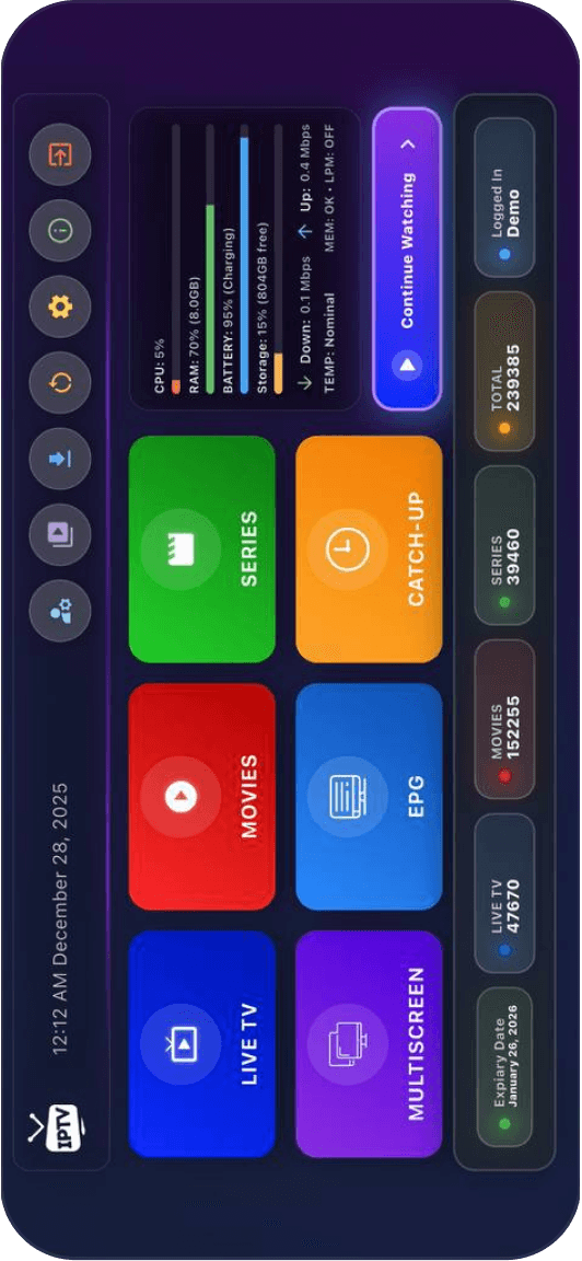 IPTV Smart Pro - Live TV screenshot 1
