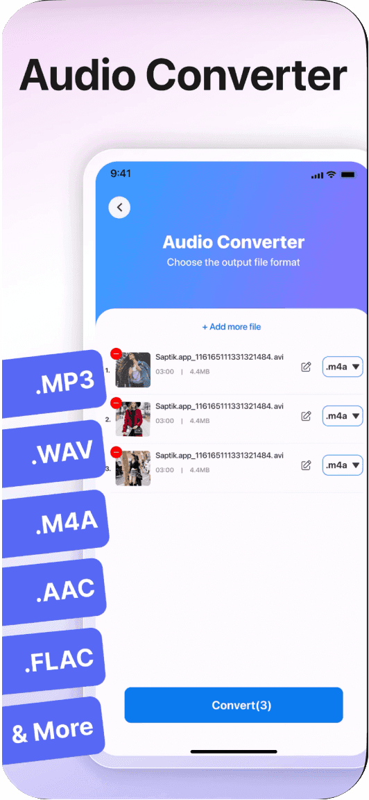 Audio Converter screenshot 1