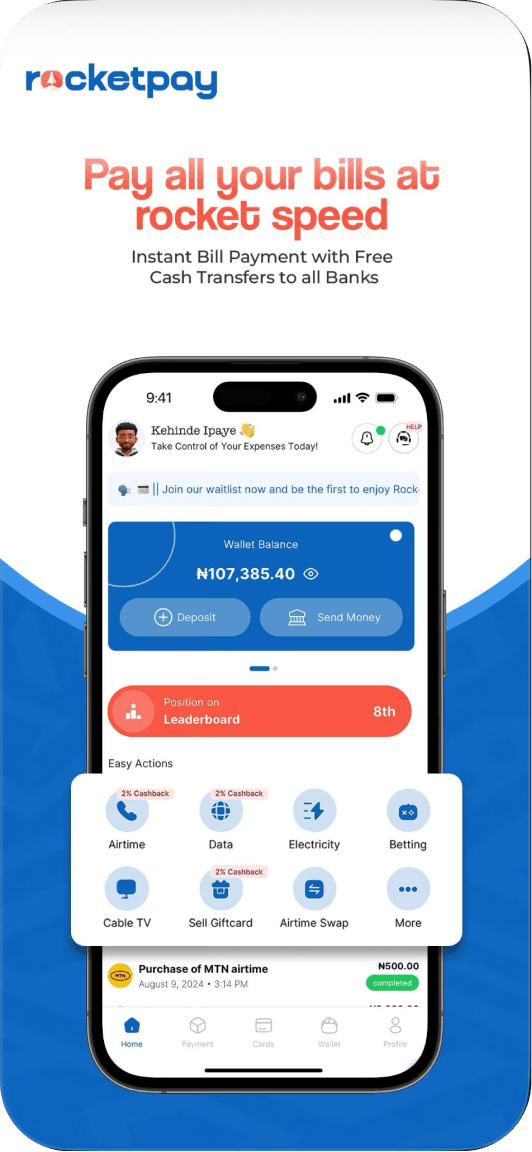 RocketPay: Payments & Business screenshot 1